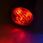 Warning light - Ledson - HideAway - Clear - 16 flash patterns - Red - R65 - 12V-24V