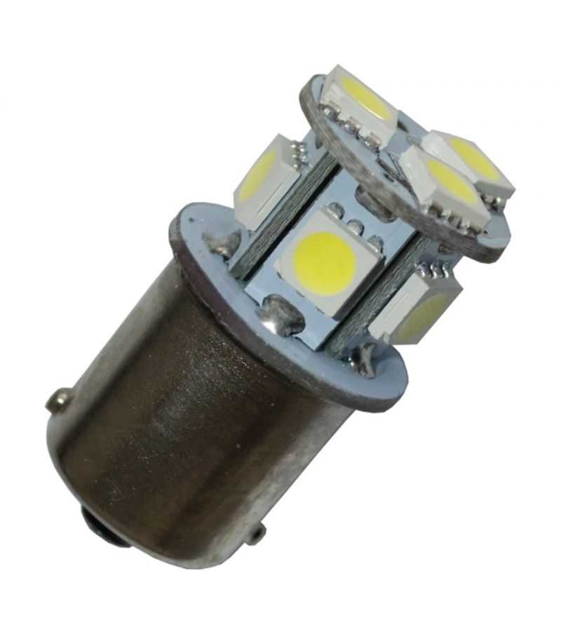 BA15S 12V 5 led Warm White (10W)