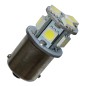 LED lamp - Ledson - 8-Led - BA15S / R5W - Halogen white - 12V LED lamp - Ledson - 8-Led - BA15S / R5W - Halogen white - 12V