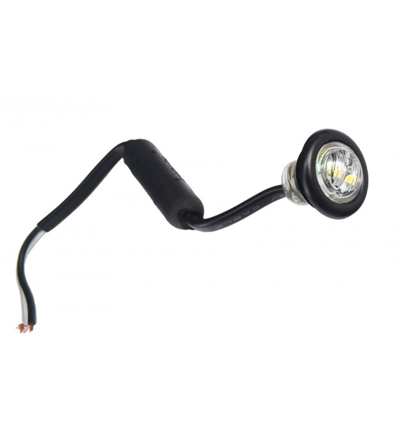 Markeerlicht LED Rond Wit - Helder glas - 360011