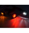 Markeringsljus LED Rund Orange - Orange glas - 360023