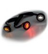Marker light LED Round Red - Clear glass - 360012