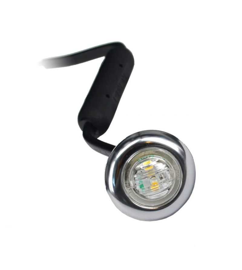 Chroomring tbv Markeerlicht LED Rond - 360019