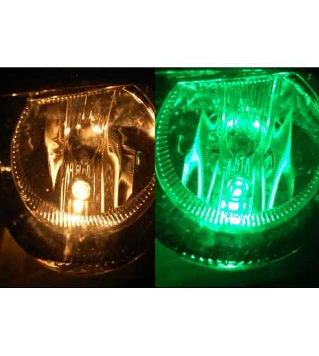 LED lamp - Ledson - 5-Led - BA9S / T4W - Grün - 24V