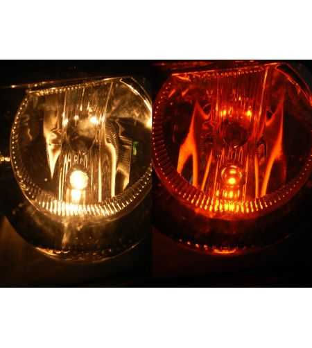 LED-lampa - Ledson - 5-Led - BA9S / T4W - Bärnsten - 24V