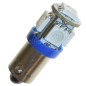 LED lamp - Ledson - 5-Led - BA9S / T4W - Blau - 12V