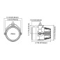 Fog Light - PIAA - LP 270 - 2.9" - 7.4cm - Fog - Set