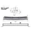 W-Light Wave 500 LED Lightbar Curved - 1605-NS3819 - Lights and Styling