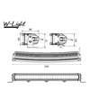 W-Light Comber LED Lightbar Gebogen - 1605-NS3820 - Verlichting - Verstralershop