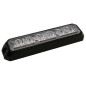 Warning light - Axixtech - M30 - 5" - 12.8cm - Clear - 5 flash patterns - White - R65 - 12V-24V Warning light - Axixtech - M30 - 5" - 12.8cm - Clear - 5 flash patterns - White - R65 - 12V-24V