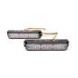 Warning light - Axixtech - M30 - 5" - 12.8cm - Clear - 5 flash patterns - White - R65 - 12V-24V Warning light - Axixtech - M30 - 5" - 12.8cm - Clear - 5 flash patterns - White - R65 - 12V-24V