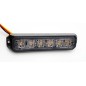 Blixtljus - Axixtech - M30 - 5" - 12.8cm - Klar - 5 blixtmönster - Vit - R65 - 12V-24V Blixtljus - Axixtech - M30 - 5" - 12.8cm - Klar - 5 blixtmönster - Vit - R65 - 12V-24V