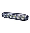 Blixtlampa Extra tunn 6x1W LED Strobe Xenon Vit - 500661