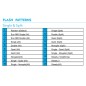 Warning light - Ledson - 6-Led - 6 led - 4.6" - 11.8cm - Clear - Super thin - 20 flash patterns - Amber - R65 - 12V-24V