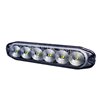 Flitslamp Extra dun 6x1W LED Strobe Xenon Blauw - 500664
