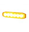 Blitzlampe Extra dünn 6x1W LED Strobe Xenon Amber - 500663