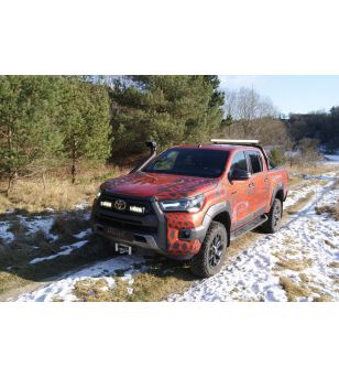 Hilux 2021+ Invincible-X Lazer LED Grille Kit - GK-HILUX-03K