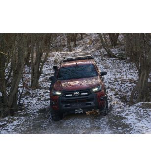 Hilux 2021+ Invincible-X Lazer LED Grille Kit - GK-HILUX-03K