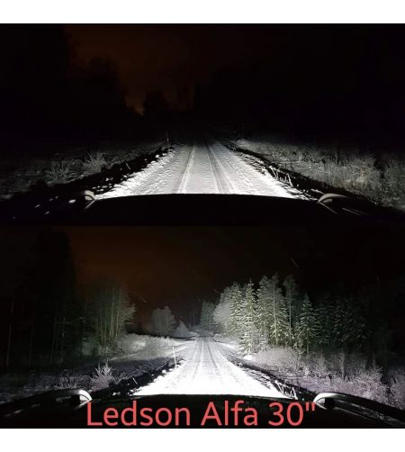 LED-ramp - Ledson - Alfa - 30.1" - 76.5cm - Smoke - Powerboost - Driving Spot Combo