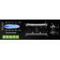 LED Light bar - Ledson - Apollo - 21.1" - 53.5cm - Smoke - Curved - Driving Spot Combo