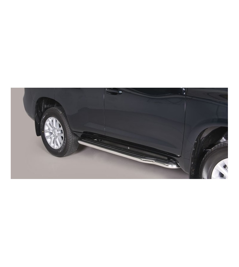 Land Cruiser 150 2014- Side Steps - BLACK - P/255/PL - Lights and Styling