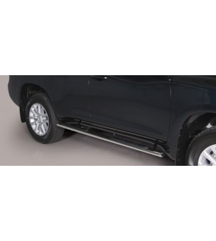 Land Cruiser 150 2014- Grand Pedana Oval - BLACK - GPO/255/PL - Sidebar / Sidestep - Verstralershop