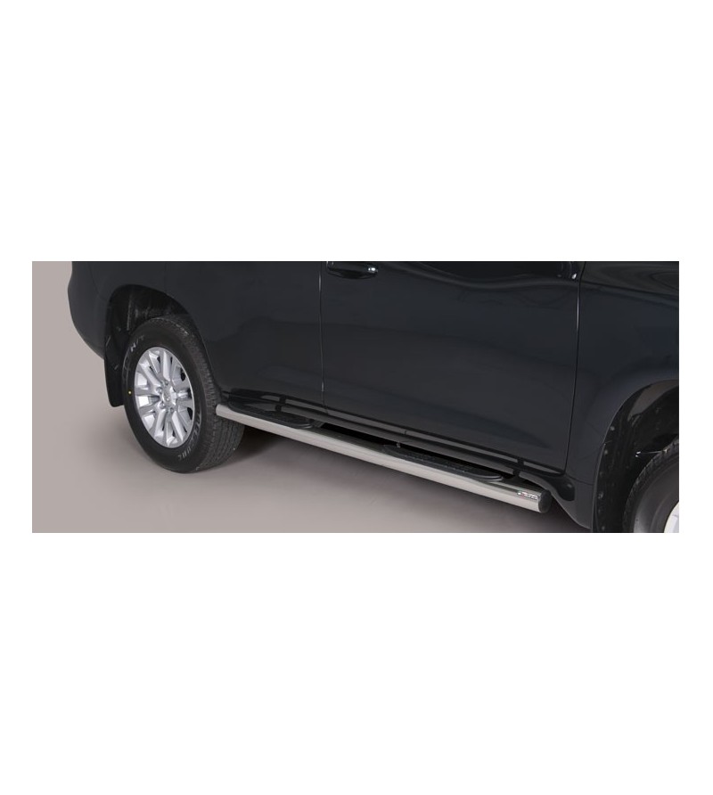 Land Cruiser 150 2014- Grand Pedana ø 76 - BLACK - GP/255/PL - Sidebar / Sidestep - Verstralershop