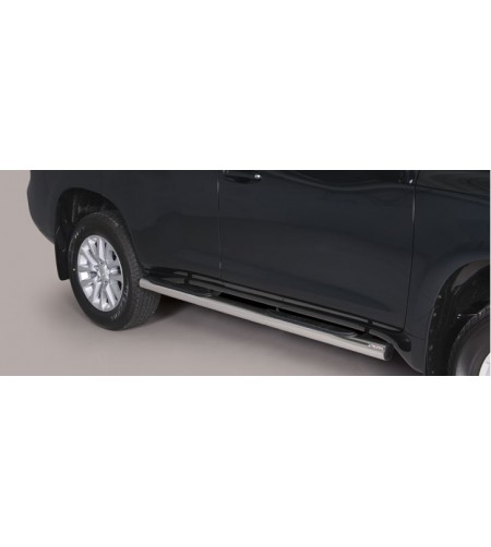 Land Cruiser 150 2014- Grand Pedana ø 76 - BLACK - GP/255/PL - Sidebar / Sidestep - Verstralershop