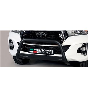 TOYOTA HILUX 21+ EC Approved Medium Bar Black Coated - EC/MED/490/PL - Lights and Styling