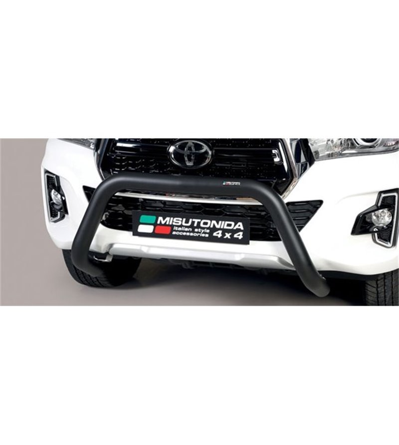 TOYOTA HILUX 21+ EC Approved Super Bar Inox Black Coated - EC/SB/490/PL - Bullbar / Lightbar / Bumperbar - Verstralershop