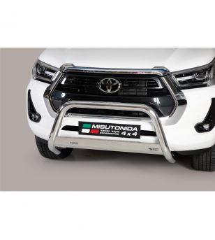 TOYOTA HILUX 21+ EC Approved Medium Bar Inox - EC/MED/490/IX - Bullbar / Lightbar / Bumperbar - Verstralershop