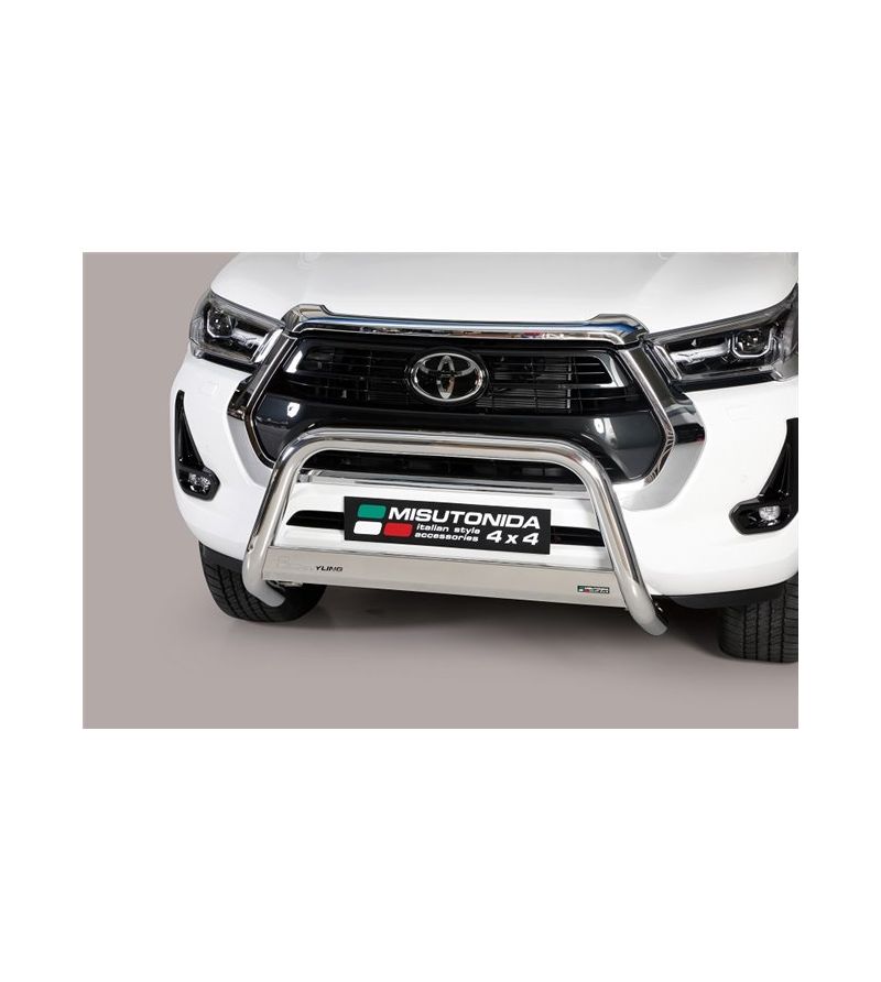 TOYOTA HILUX 21+ EC Approved Medium Bar Inox - EC/MED/490/IX - Bullbar / Lightbar / Bumperbar - Verstralershop