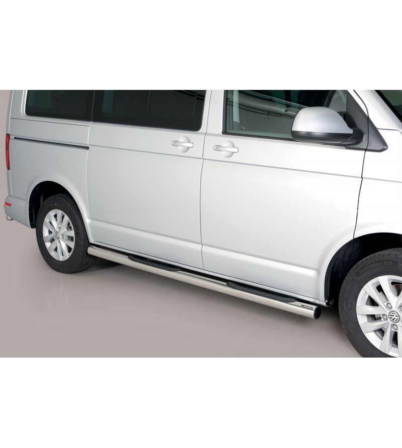 Volkswagen Transporter T6.1 2019- Grand Pedana ø76 SWB - GP/396/SWB - Sidebar / Sidestep - Verstralershop Volkswagen Transporter T6.1 2019- Grand Pedana ø76 SWB - GP/396/SWB - Sidebar / Sidestep - Verstralershop