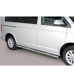 Volkswagen Transporter T6.1 2019- Design Side Protection Oval SWB - DSP/396/SWB - Sidebar / Sidestep - Verstralershop