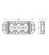 911 Signal F3S Single/Split Strobe 6 LED mehrfarbig R65 - 23801 - Lights and Styling