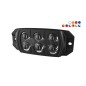 Blitzleuchte - 911 Signal - F3S - 6 led - 2.5" - 6.3cm - Mehrfarbig - 19 Blitzmuster - Weiß/Amber/Rot/Blau - R65 - 12V-24V Blitzleuchte - 911 Signal - F3S - 6 led - 2.5" - 6.3cm - Mehrfarbig - 19 Blitzmuster - Weiß/Amber/Rot/Blau - R65 - 12V-24V