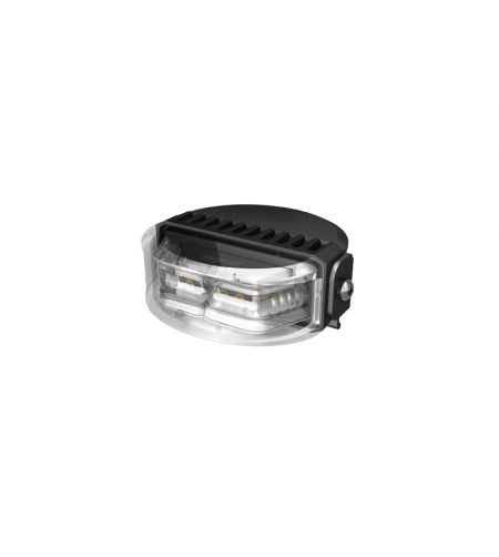 Warning light - 911 Signal - Crescent - 8 led - 2.6" - 6.5cm - Multicolor - 12 flash patterns - White/Amber/Red/Blue - R65 - 12V-24V
