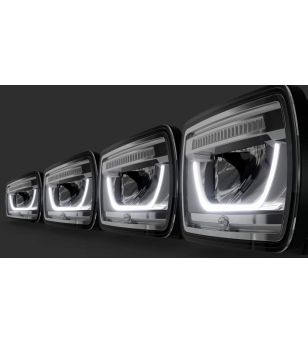 Verstraler - Hella - Jumbo - Hangende montage - 9.4" - 23.8cm - LED - Positielicht Wit - Driving