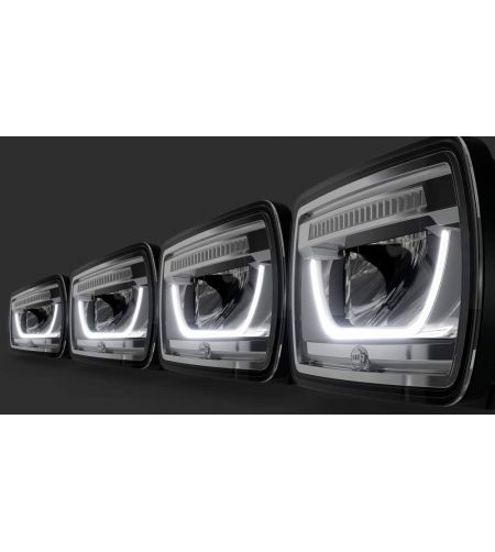 Driving light - Hella - Jumbo - Hanging mounting - 9.4" - 23.8cm - LED - Position light White - Driving