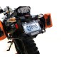 Tail light - Denali - B6 - 4.4" - 11.1cm - Clear - License plate mount - Brake - Set