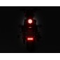 Tail light - Denali - B6 - 4.4" - 11.1cm - Clear - License plate mount - Brake - Set