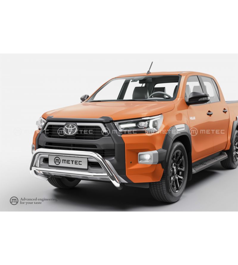 TOYOTA HILUX 21+ EU EUROBAR polished - 83563170 - Bullbar / Lightbar / Bumperbar - Verstralershop