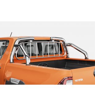 TOYOTA HILUX 16+ OVERROLLS set incl Headache rack - 835655 - Rollbars / Sportsbars - Verstralershop