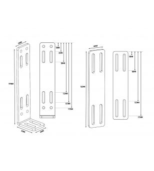 Lazer Bumper montage set - BBB-01K