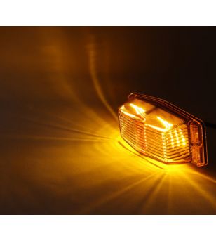 Double burner - Ledson - Omnius - 13cm - Bärnsten - 12V-24V 