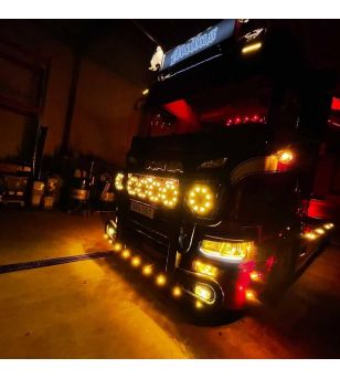LED Positionsljus Dimljus Scania R/S 2016+ bärnsten - 54402