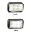 Markeringsljus LED 58x35mm Xenon vit - 6502993