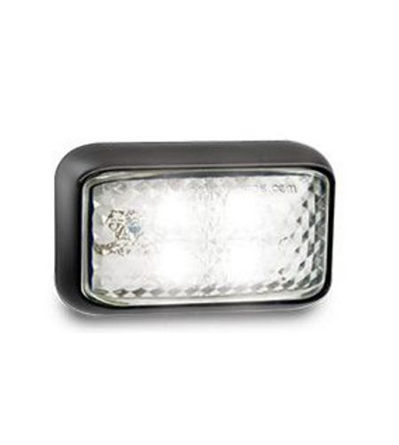Markeringsljus LED 58x35mm Xenon vit - 6502993
