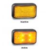 Markeerlicht LED 58x35mm Amber - 6509688