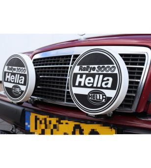 Rallye 3000 Schutzhülle weiß bedruckt - 8XS 142 700-001 - Lights and Styling